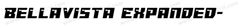 Bellavista Expanded字体转换